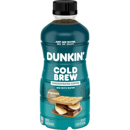 Dunkin' S'mores Flavored Cold Brew Concentrate, 31 Ounce