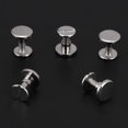 thumbnail image 2 of Noref 20Pcs/set Durable Brass Threaded Flat Head Nut Nail Rivets Screws Leather Craft Repair Supplies, Brass Rivets,Rivets, 2 of 7