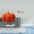 thumbnail image 2 of Halloween Pumpkin Pillow Miniature Sofa Wooden Lounge Chair Plush Material for Dollhouse Decor Bedroom, 2 of 8