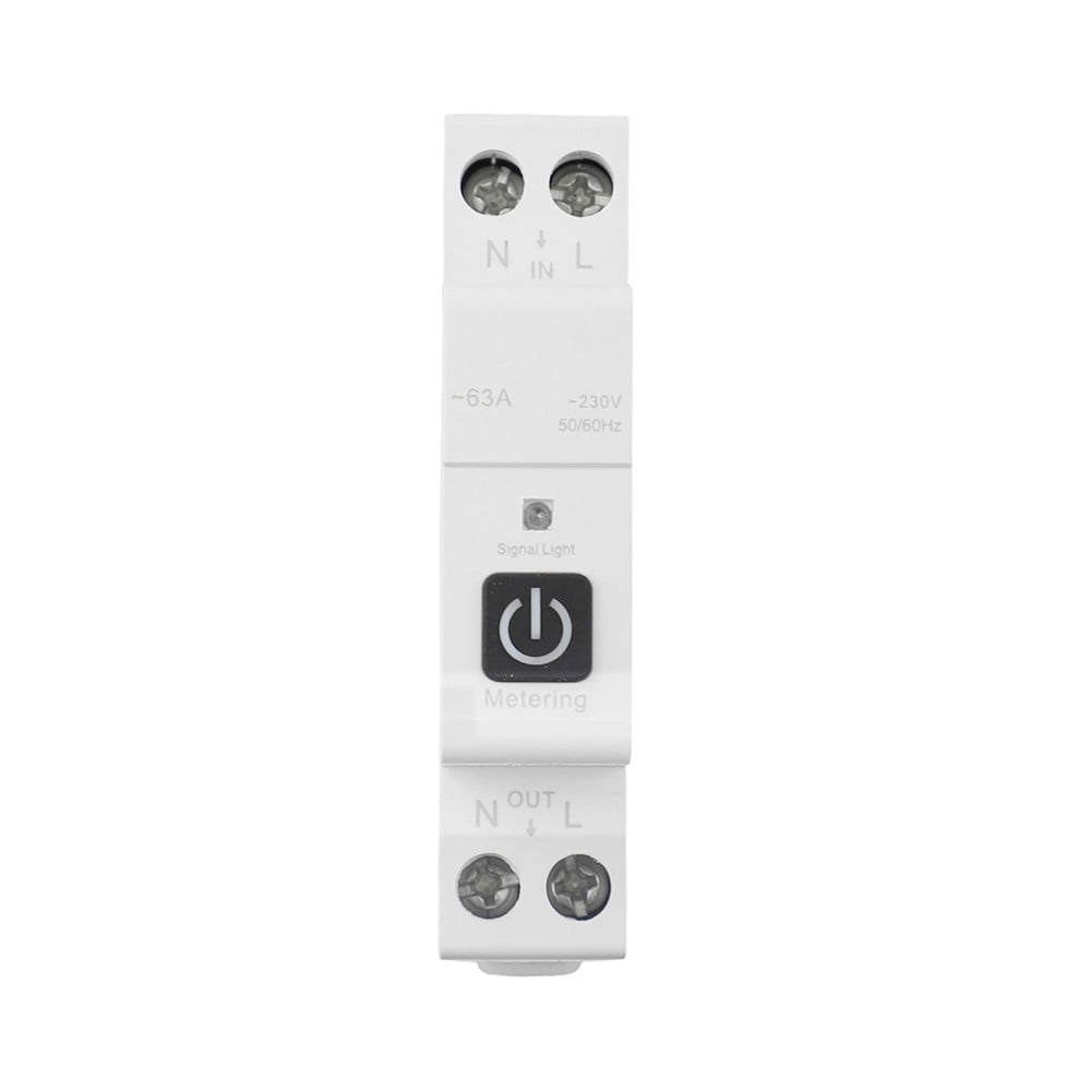 Yannee for Tuya for Zigbee Circuit Breaker for Din Rail Control Switch with metering