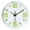 #3(1 wall clock), variant on Plastic Wall Clock 8" Luminous Wall Clock Personalized Silent Decorative Clock for Home Decor(White,1Pcs) JASKFLY