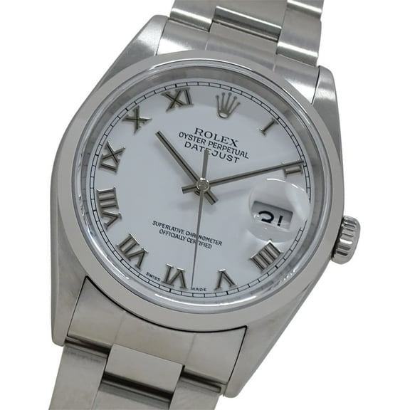 Pre-Owned Rolex Datejust 16200 P-number Men's Automatic Watch, Stainless Steel,... (Good)