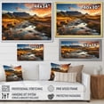 thumbnail image 4 of Designart "South African Beauty Table Mountain II" Landscapes Floater Framed Canvas Wall Art, 4 of 7