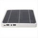thumbnail image 1 of Kit de Panel Solar Resistente Al Agua, Cargador Solar Portátil de 20 W con 2 USB para Exteriores, Alimentado por Batería para Acampar con Estante de Montaje, 1 of 5