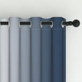 thumbnail image 4 of Lfeey Light Blocking Ombre Curtains, Room White Black Greyish Gradient Curtain, 52x63inch, 2 Panels, 4 of 6