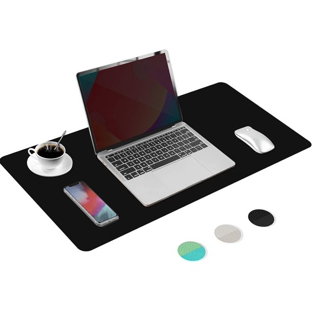 Alfombrilla de escritorio para escritorio, impermeable, de piel sintética, protector de escritorio, alfombrilla grande para ratón, mesa de escritura para Internet, bar, trabajo o oficina en