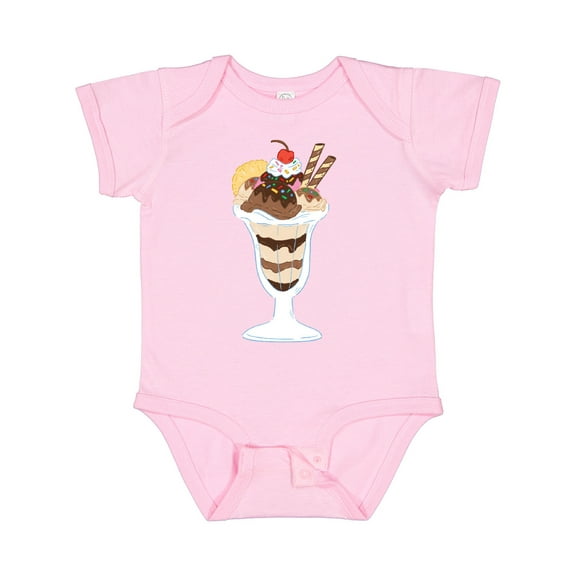 Inktastic Ice Cream Sundae Boys or Girls Baby Bodysuit