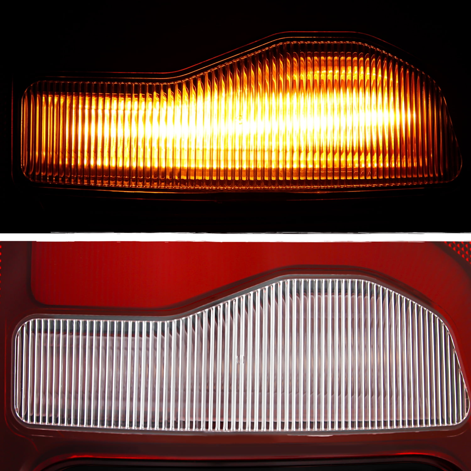 AKKON - Fit 2019-2024 Dodge Ram 1500 Rebel (Non Blind Spot Sensor) LED Tail Light OE Style Black Red Rear Lamp Replacement