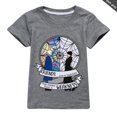 thumbnail image 1 of Camisetas de Wednesday Addams para niñas, camiseta con estampado de dibujos animados, camiseta 100% de algodón para ropa de chico, camisetas casuales para niños, ropa de cumpleaños zhangyuxiang LED, 1 of 2