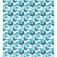 thumbnail image 3 of Ambesonne Butterfly Duvet Cover Sets, Floral Ornamental Moths, 2-Twin, Sky Blue Dark Teal, 3 of 3