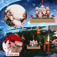 thumbnail image 1 of POINTERTECK Personalized Name Printing Christmas Elk Fireplace Pendant For Christmas Decoration, 1 of 6