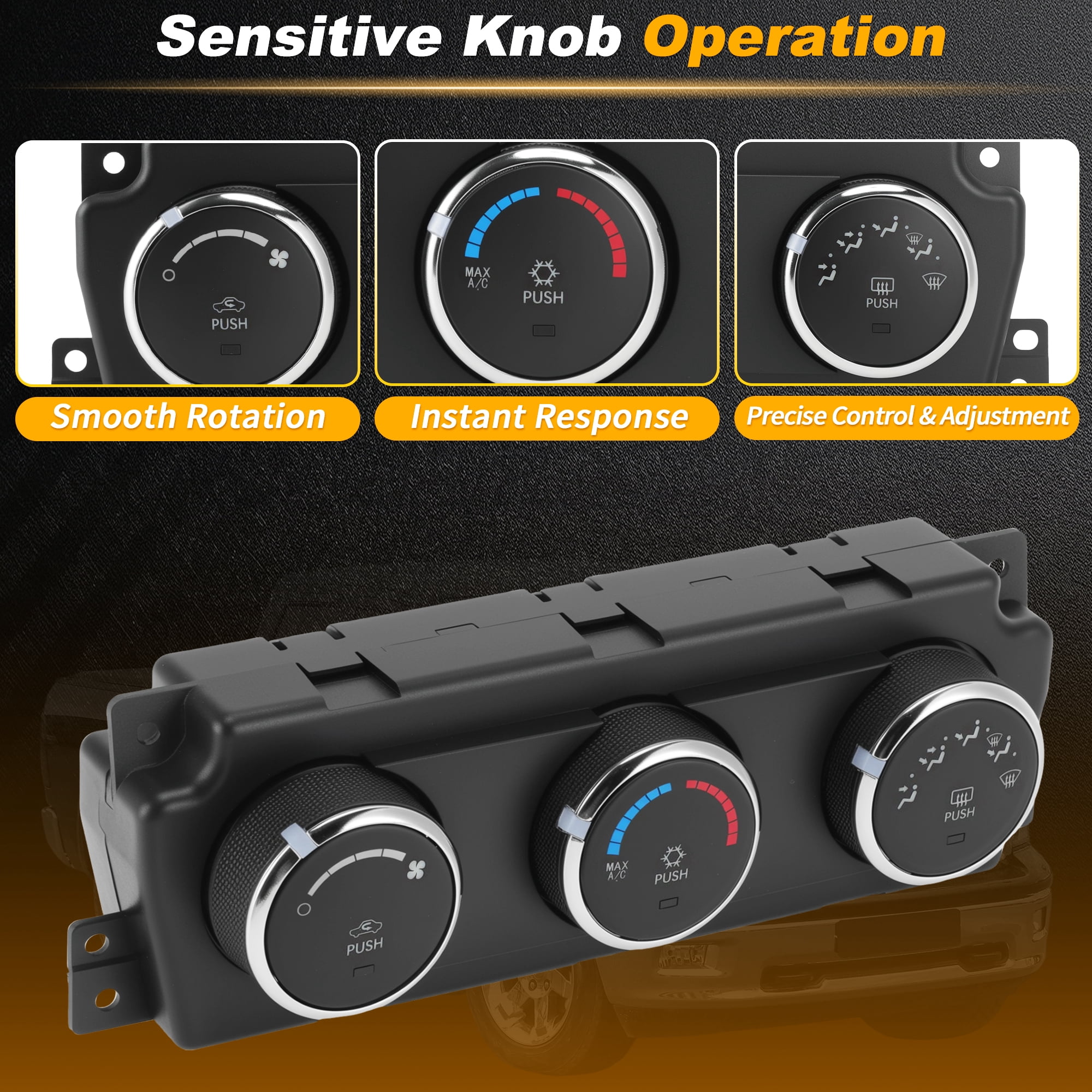 Unique Bargains A/C Heater Climate Control Module for Dodge for Ram 1500 10-12