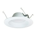 thumbnail image 1 of Nora Lighting NOXAC-563130WW, aro de remodelación redondo blanco de 5/6" para luminaria empotrada, 3000 K, 1 of 2