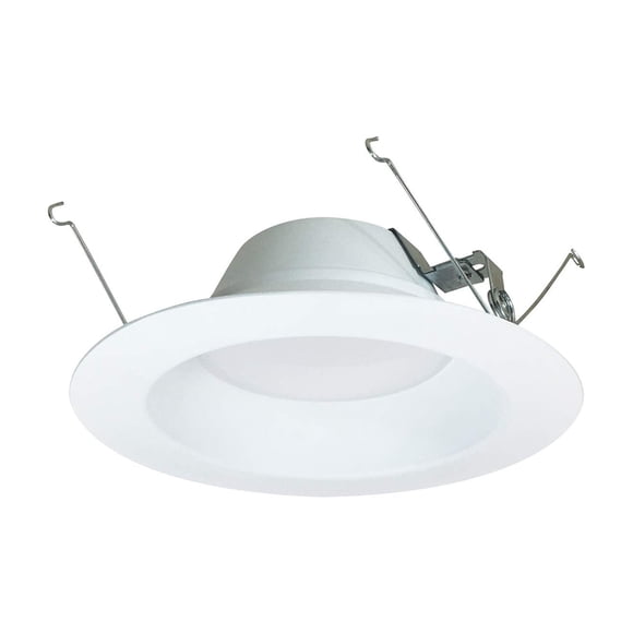 Nora Lighting NOXAC-563130WW, aro de remodelación redondo blanco de 5/6" para luminaria empotrada, 3000 K