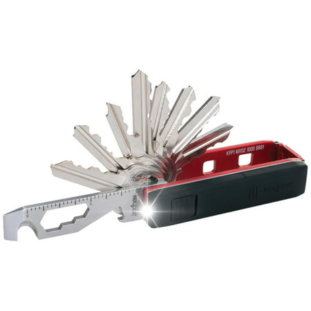 Keyport Pivot Essential Bundle | Key Organizer & Modular Swiss Army Keychain Multi-Tool + Mini-Flashlight Module + MOCA 10-In-1 Key Tool (Best Key Multi Tool)