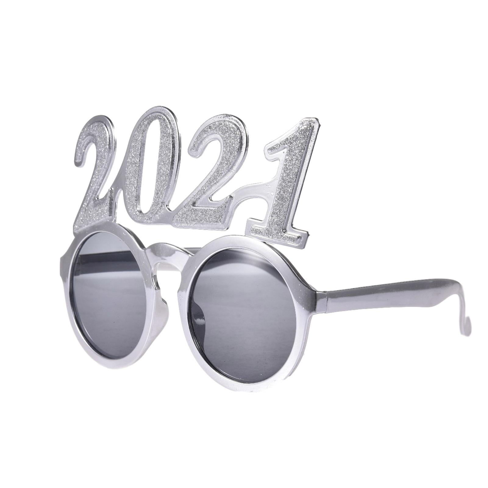 AIHOME 2021 New Year Eyeglasses Party Prop Glasses Eyewear for ...