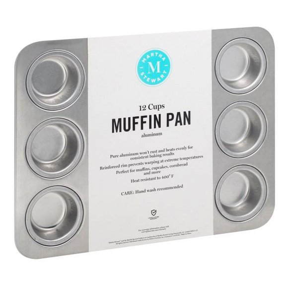 Martha Stewart  Aluminum 12-Cup Muffin Pan