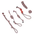 thumbnail image 6 of 6pcs Christmas Dog Chew Toys, Dog Rope Toys, Puppy Teething Toys for Small & Medium Breed Dogs, Puppy Chew Toys for Teething, 6 of 9