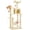Beige, variant on 44.1'' Cat Tree Tower for Indoor Cats ,Multi-Level Cat Condo Cat Furniture with Scratching Posts,Smoky Gray