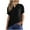 Black, variant on Women's Loose Drop-Shoulder Side-Slit Long-Sleeve Top - Slouchy Casual & Loungewear