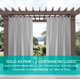 thumbnail image 3 of Exclusive Home Curtains - Par de Cortinas de Polipropileno Belga, Cloud Gris, 54x108, 1, 1, 3 of 21