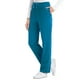 thumbnail image 1 of Pantalones de punto de algodón con cordón y cintura elástica para mujer, cómodos, color verde azulado, talla pequeña, 1 of 3