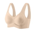 thumbnail image 2 of Gealkoca Women Wireless Jelly Bra Full Coverage Lift Support Seamless No Underwire Push Up Comfortable Bralettes Bras, 2 of 7