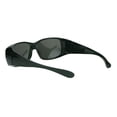 thumbnail image 4 of Polarized Womens Pearl Rectangular 58mm OTG Fit Over Sunglasses Green, 4 of 4