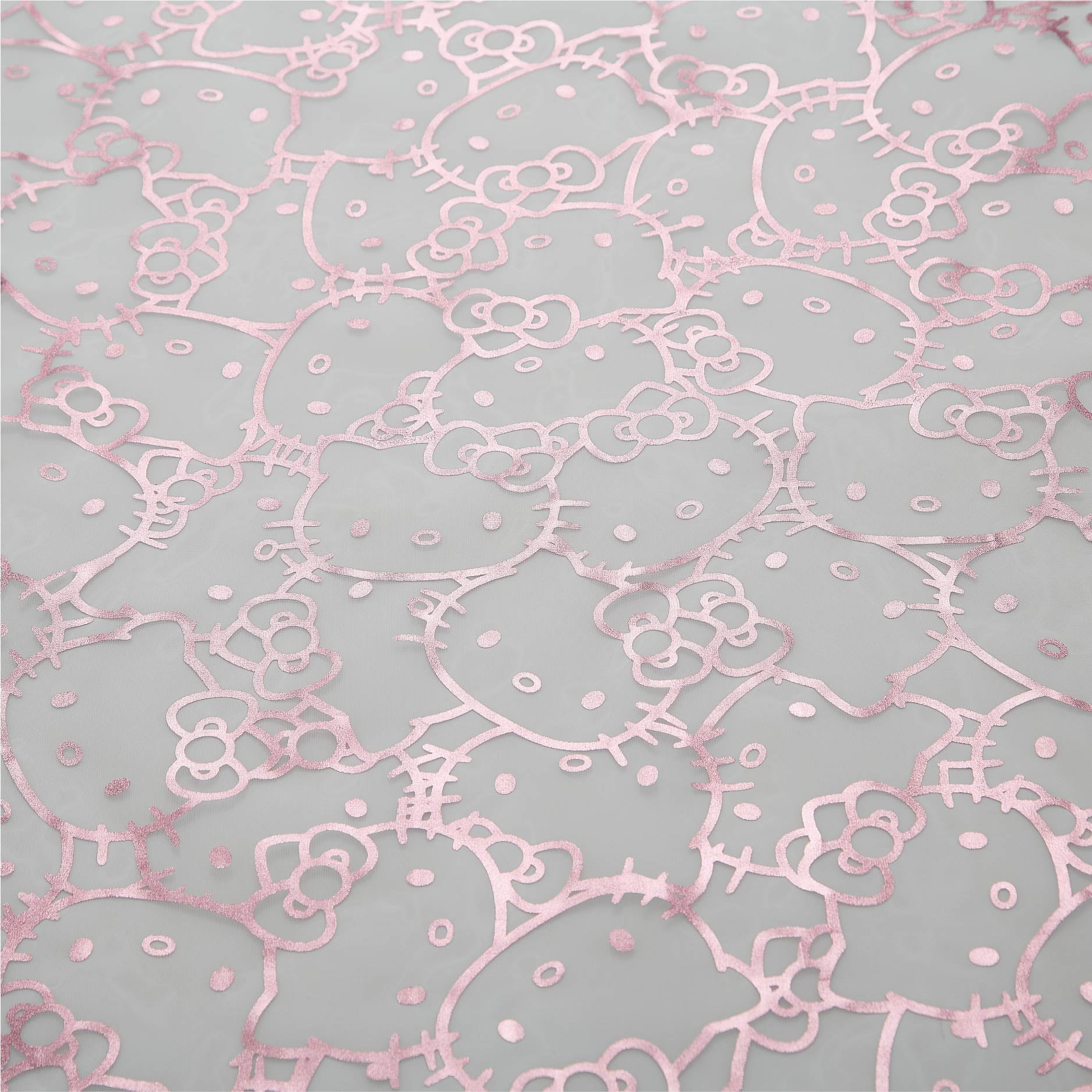 Hello Kitty 38" x 84" Metallic Sheer Curtain Panel