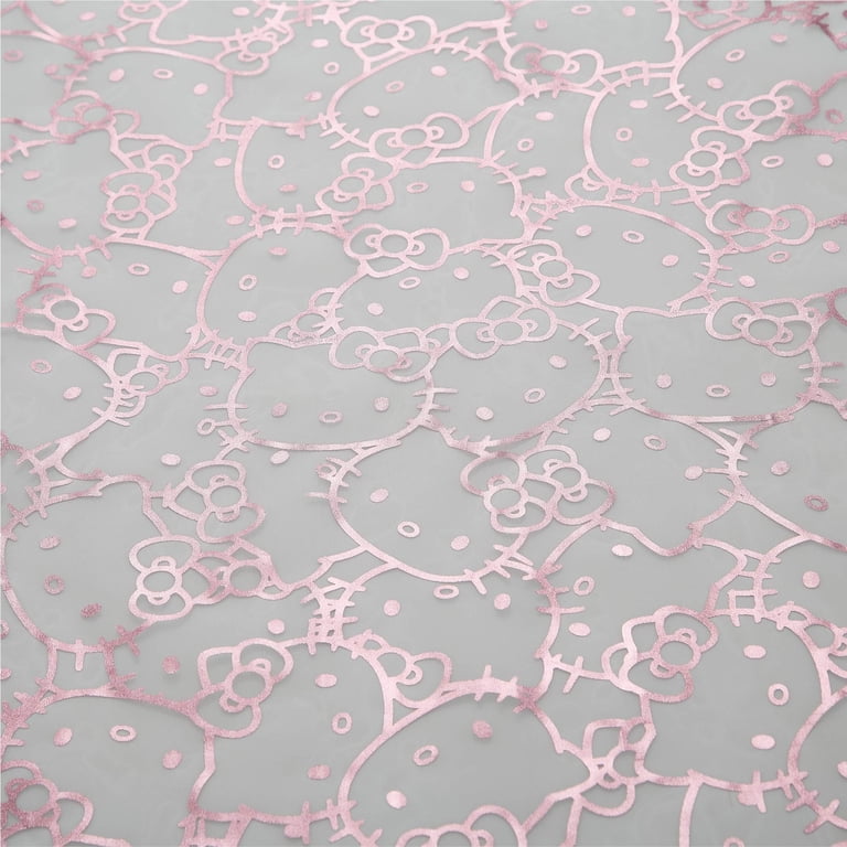 Hello Kitty 38" x 84" Metallic Sheer Curtain Panel photo 3