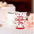 thumbnail image 3 of 20Pcs Valentine's Pink Heart Paper Cups 9oz Sweet Red Pink Heart Love Print Valentines Disposable Cups Dinnerware for Hot Chocolate Beverage Wedding Anniversary Holiday Party Supplies, 3 of 5