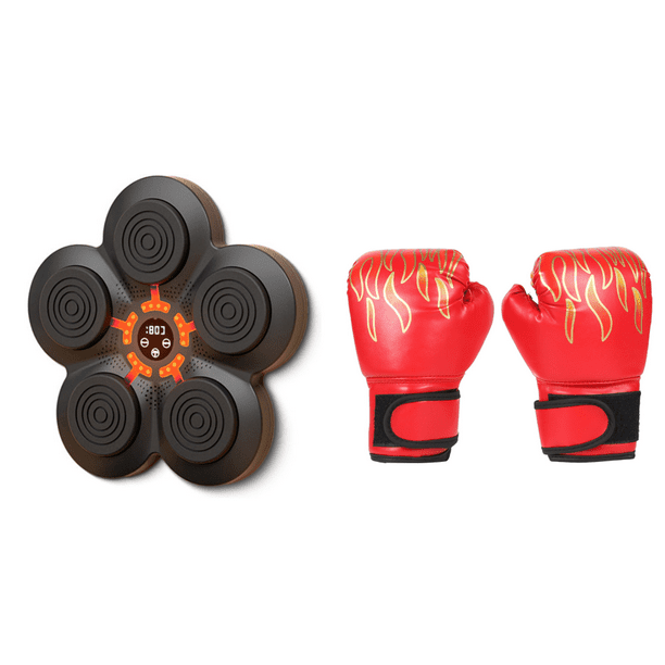 Almohadilla entrenamiento boxeo con música modo 2-5 luces para ejercicio y adultos