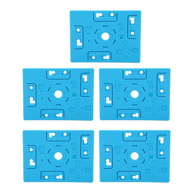 5PCS Tapis de Réparation Résistant à la Chaleur en Silicone Multifonctions pour l'Alignement des Pièces de Soudure Électronique