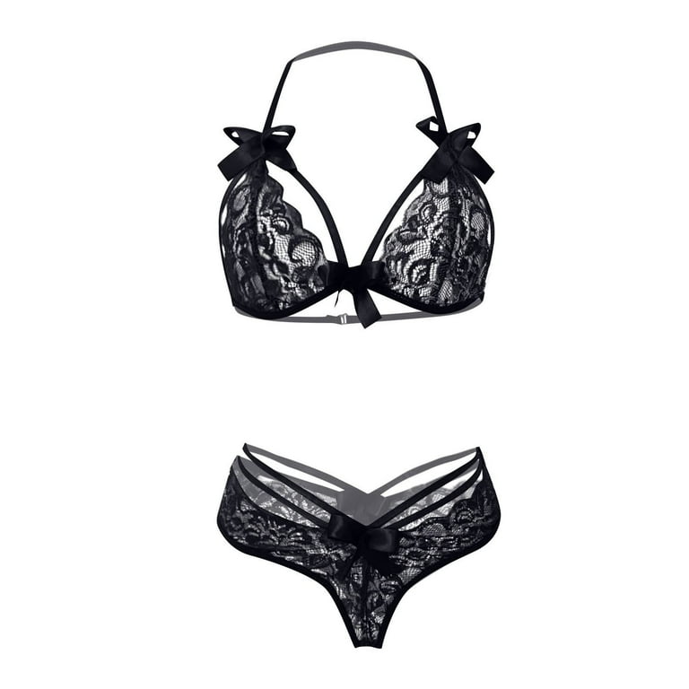 Aoochasliy Deals Christmas Lingerie for Women Set Sexy Lace