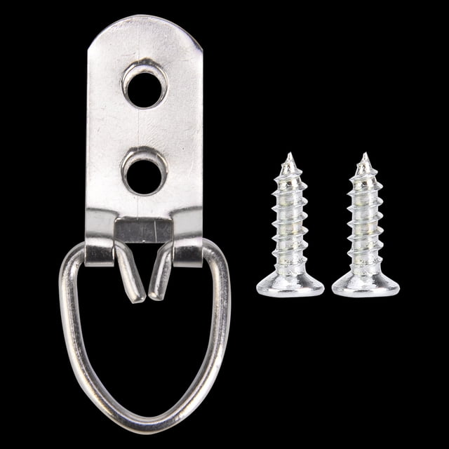 50Pcs Picture Frame Hanger Iron Wall Hanging Hooks, , Light Weight, Easy Installation, Suitable for Paintings, Mirrors, Photo Frames