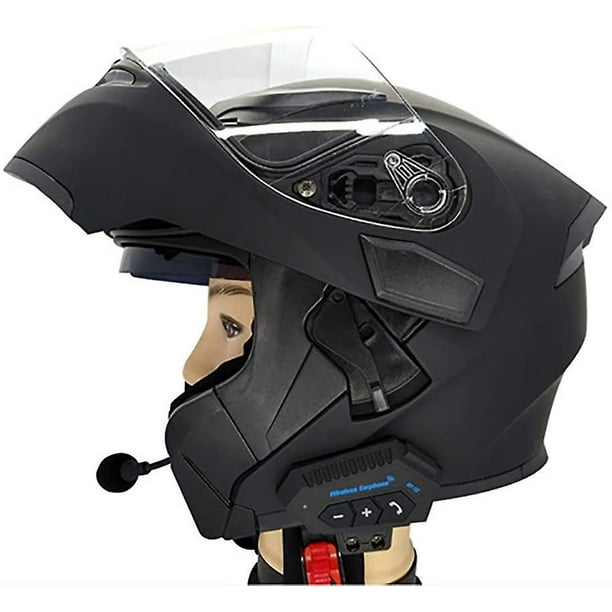 TOOAD Oreillette Bluetooth pour casque, interphone pour casque de moto  bt12, système de communication pour casque 