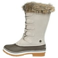 thumbnail image 4 of Northside Womens Kathmandu Waterproof Insulated Leather Tall Winter Snow Boot, 4 of 6