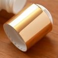 thumbnail image 3 of Natural Clear Plastic HDPE Squeeze Bottle with Gold Disc Cap (12 Pack), 3 of 3