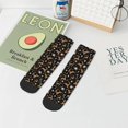 thumbnail image 7 of Fuzoiu Christmas Cookie Reindeer Print Adult Socks, Crew Moisture-wicking Socks, Unisex Cushion Crew Socks,Casual Sports Ankle Socks, 7 of 7