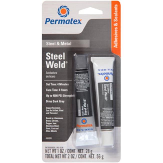 Permatex 84209 Steel Weld Epoxy Grey 1oz