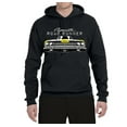 thumbnail image 2 of 1969 Plymouth Road Runner Hot Rod Racing | Mens Cars and Trucks Hooded Sweatshirt Graphic Hoodie, Black, Small, 2 of 4