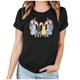 thumbnail image 1 of Mujeres Manga Corta de Verano Tops Día de San Valentín Impreso Cuello Redondo, Camisa de Moda Casual Blusa, 1 of 6