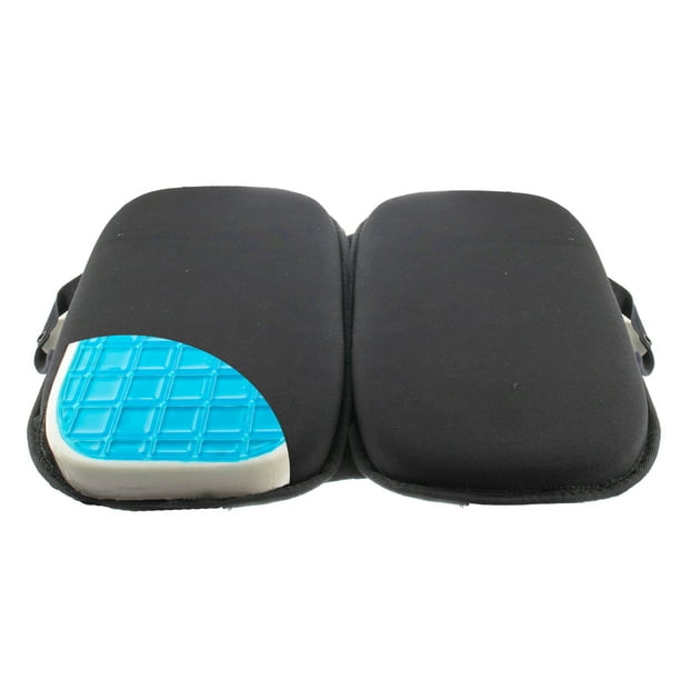 Portable 3 in 1 Folding Gel Seat Cushion & Orthopedic Lumbar Support Tailbone Pillow w/ Cooling