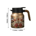 thumbnail image 3 of NOVELAR Insulated Tea Kettle, 7 x 4.6 Inch Size, Keeps Beverages Hot for Kitchen or Dining Table, 3 of 7