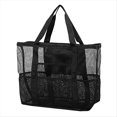 thumbnail image 1 of Bolsa de Mano de Playa de de Gran Capacidad, Bolsa de Almuerzo de Mano, Útil Bolsa de Hombro, Bolsa de Baño, Bolsa de Almacenamiento de Viaje para Alimentos y Bebidas, 1 of 8