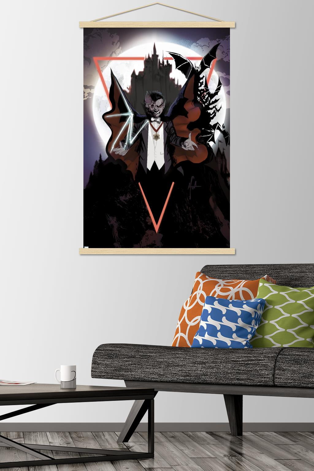 Dracula - Illustration Wall Poster with Magnetic Frame, 22.375" x 34"