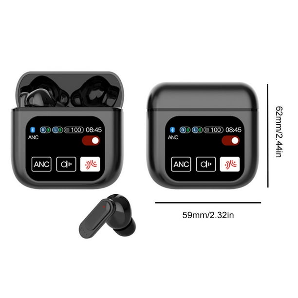 Auriculares 5.4 compatibles con Bluetooth ANC+ENC Cancelación de ruido IPX4 Resistente al agua