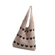 thumbnail image 2 of Bolso de Mano Tejido Corazón Grande Bolsa Tote Crochet Bolso de Hombro Versátil Asa Satchel con Estilo Casual para Mujer Adecuado para Trabajo, 2 of 9