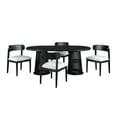 thumbnail image 6 of Beautiful by Drew Oval Dining Table, Rich Black, 6 of 11