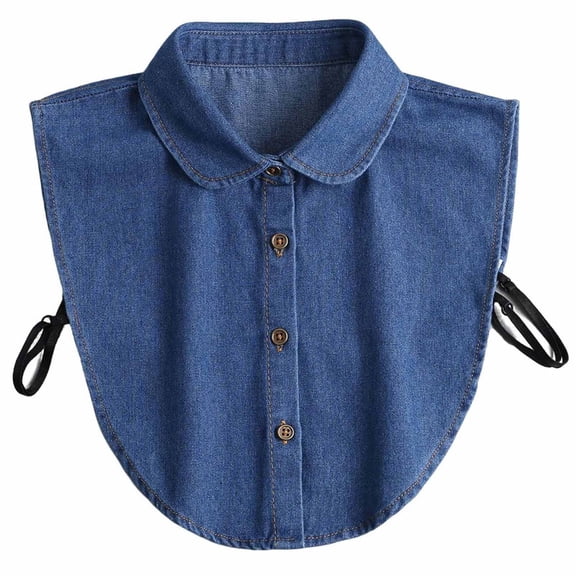 Denim False Collar – the Layering Essential for Women, Denims False Collar for Women, Premium Detachable Classic